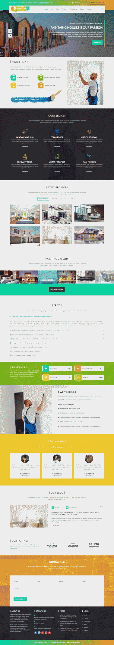 Painter Wordpress Theme