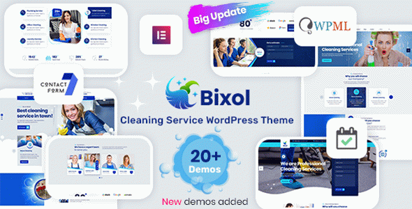 Bixol - Cleaning Services WordPress