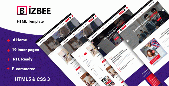Bizbee - Multi-Purpose Corporate Template