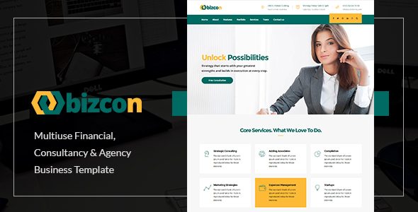 Bizcon | Responsive Multi-purpose HTML5 Template
