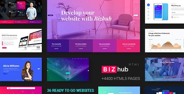 Bizhub - Responsive MultiPurpose HTML5 Template