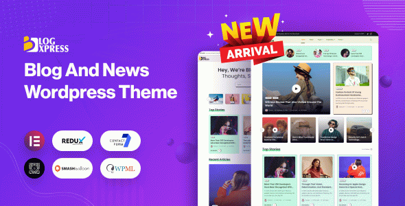 BlogXpress - Blog WordPress Theme