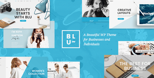 Blu - Beautiful Agency and Business WordPress Theme