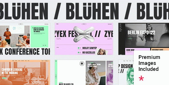 Blühen - Event & Conference WordPress Theme