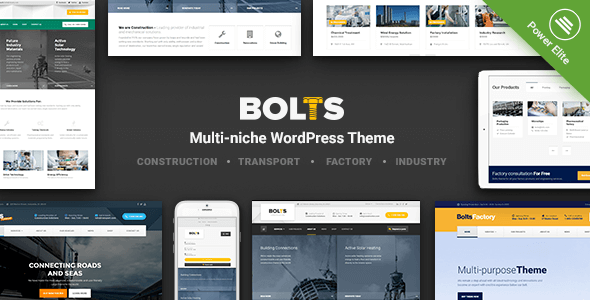 Bolts — WordPress theme for the Construction and Transport Industries