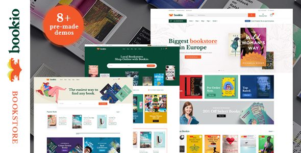 Bookio – Book Store WooCommerce WordPress Theme with AI