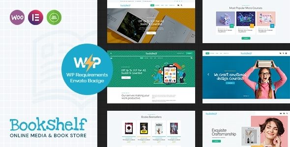 Bookshelf | Books Shop & Media Online Store WordPress Theme