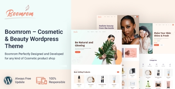 Boomrom ??? Cosmetic & Beauty Shop WordPress theme