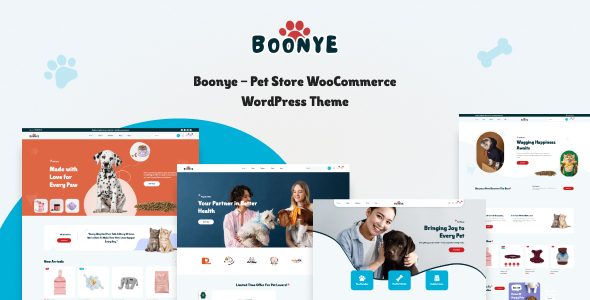 Boonye – Pet Store WooCommerce WordPress Theme with AI