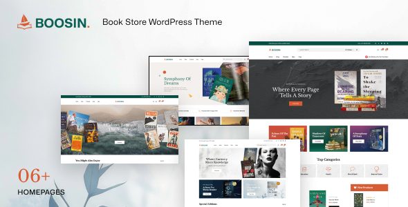 Boosin – Book Store WordPress Theme with AI