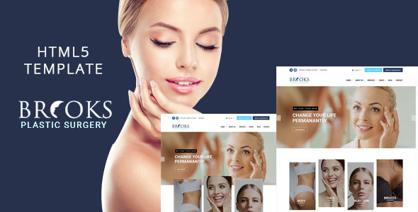 Brooks - Plastic Surgery Clinic HTML Template