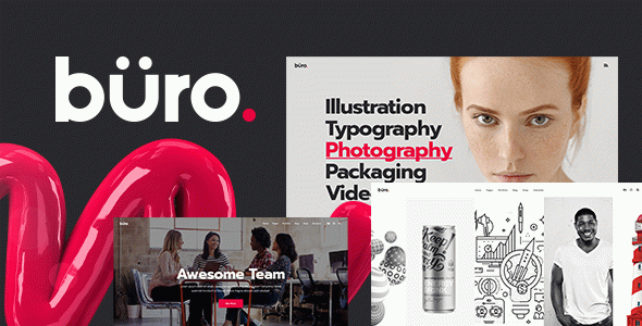 Büro - Creative Agency and Freelancer WordPress Theme
