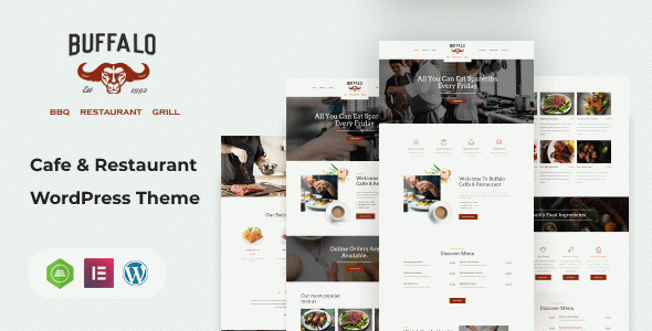 Buffalo - Cafe & Restaurant WordPress Theme