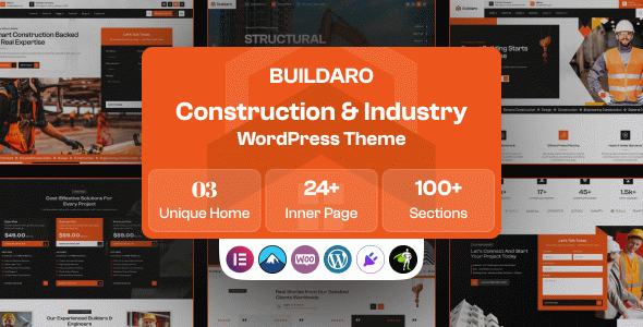Buildaro - Construction & Industry WordPress Theme