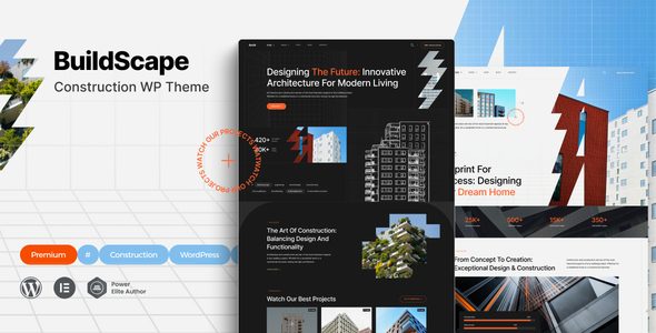 BuildScape - Construction & Architecture WordPress Theme