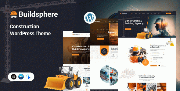 Buildsphere - Construction & Building Agency WordPress Theme