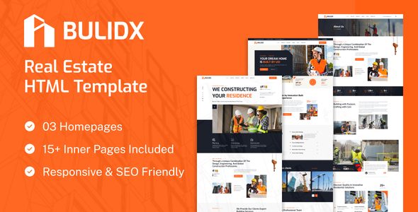 Bulidx - Construction HTML Template