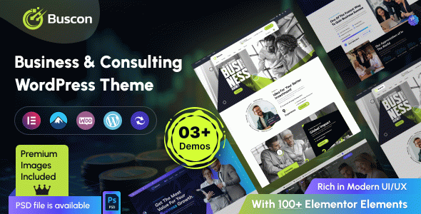 Buscon - Business Consulting WordPress Theme
