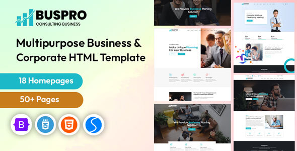 Buspro – Corporate Business HTML Template