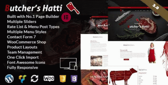 Butcher's Hatti - Butcher & Meat Shop Woocommerce WordPress Theme