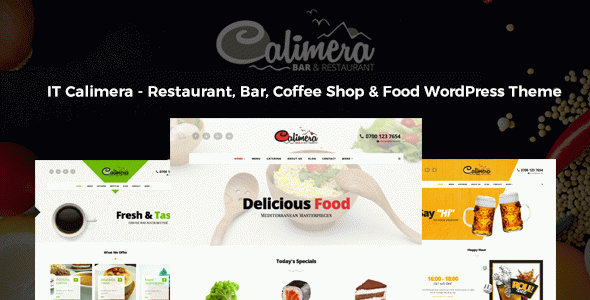 Calimera - Multiple Restaurant & Bistro WordPress Theme