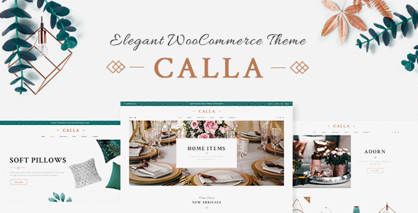 Calla - Elegant Home Decoration Shop WordPress Theme