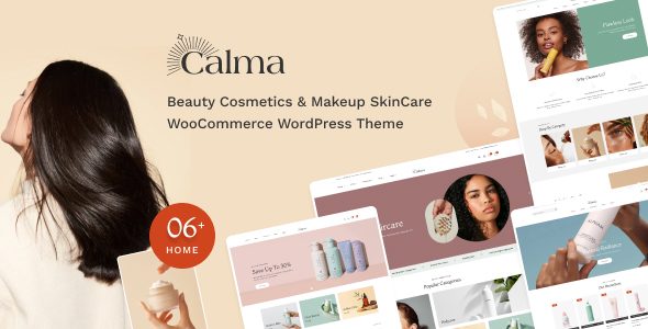 Calma ??? Beauty Cosmetics & Makeup SkinCare WooCommerce WordPress Theme with AI