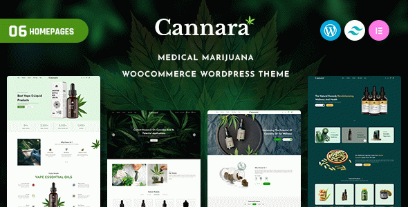 Cannara ??? Medical Marijuana and CBD Oil WooCommerce WordPress Theme