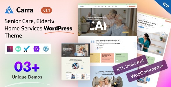 Carra ??? Senior Care & Elderly Home Services WordPress Theme