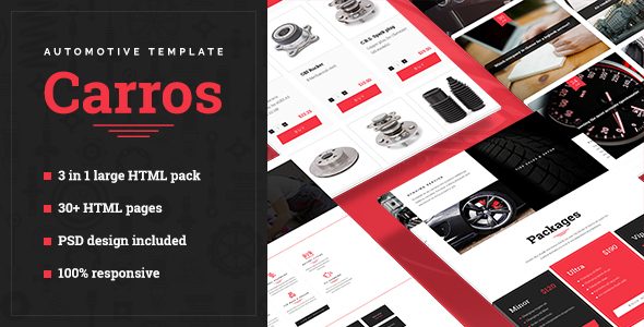 Carros — Automotive HTML5 Template