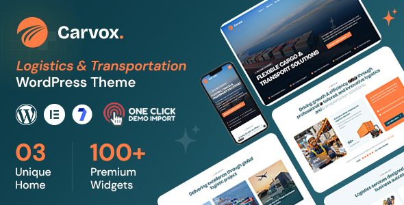 Carvox - Transport WordPress Theme