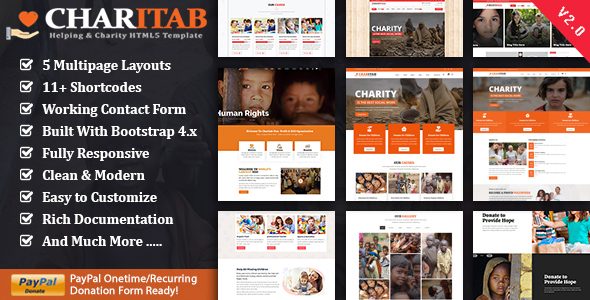 Charitab - Charity HTML Template