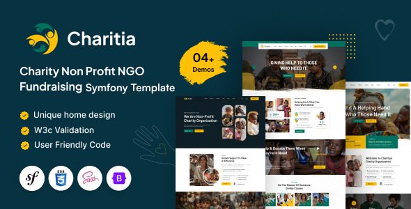 Charitia - Charity & Donation Symfony Template