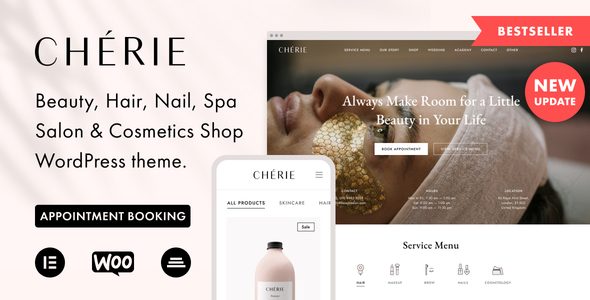 Ch??rie ??? Beauty Salon Spa WordPress