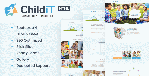 Childit - Kindergarten HTML Template