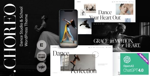 Choreo - Ballet Dance Studio & School WordPress Theme