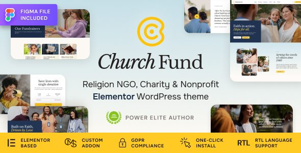 Church Fund - Religion, NGO & Charity WordPress Theme