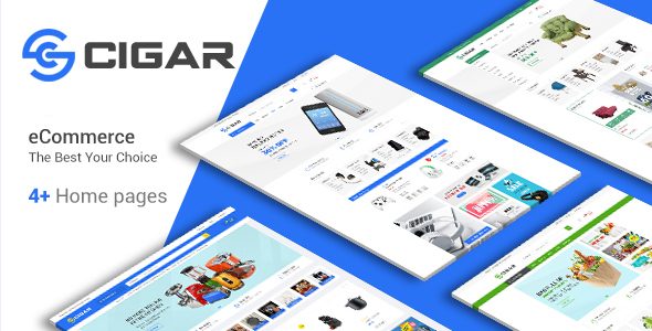 Cigar - Electronics & Organic Store HTML Template