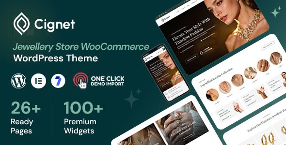 Cignet - Jewellery Store WooCommerce Theme