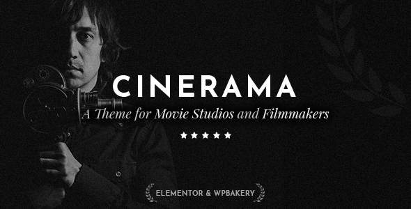 Cinerama - A WordPress Theme for Movie Studios and Filmmakers