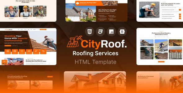 Cityroof - Roofing Services & Construction HTML Template