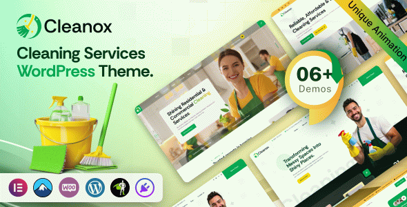 Cleanox - Cleaning Services WordPress Theme