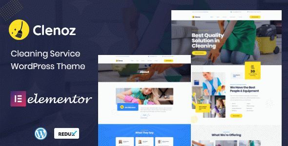 Clenoz - Cleaning Service WordPress Theme