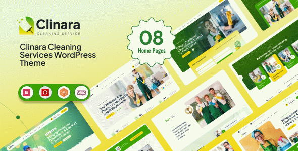 Clinara - Cleaning Services WordPress Theme