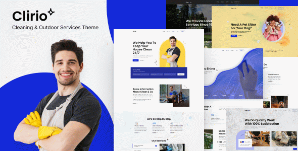 Clirio - Cleaning & Handyman WordPress Theme