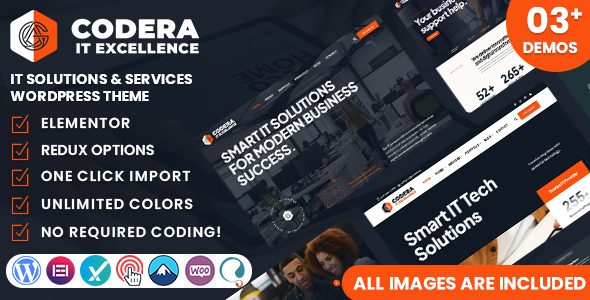 Codera - IT Solutions & Services WordPress Theme