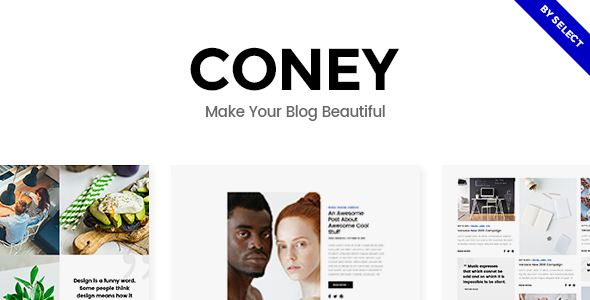 Coney - Blog WordPress Theme