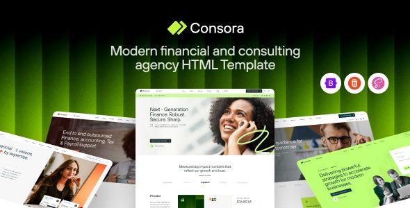 Consora - Business Finance & Consulting HTML Template