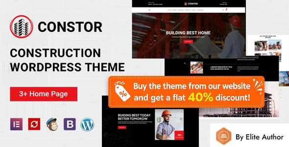 Constor - Construction WordPress Theme
