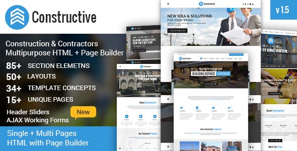 Constructive-Contractors Multi-Purpose HTML With Page Builder